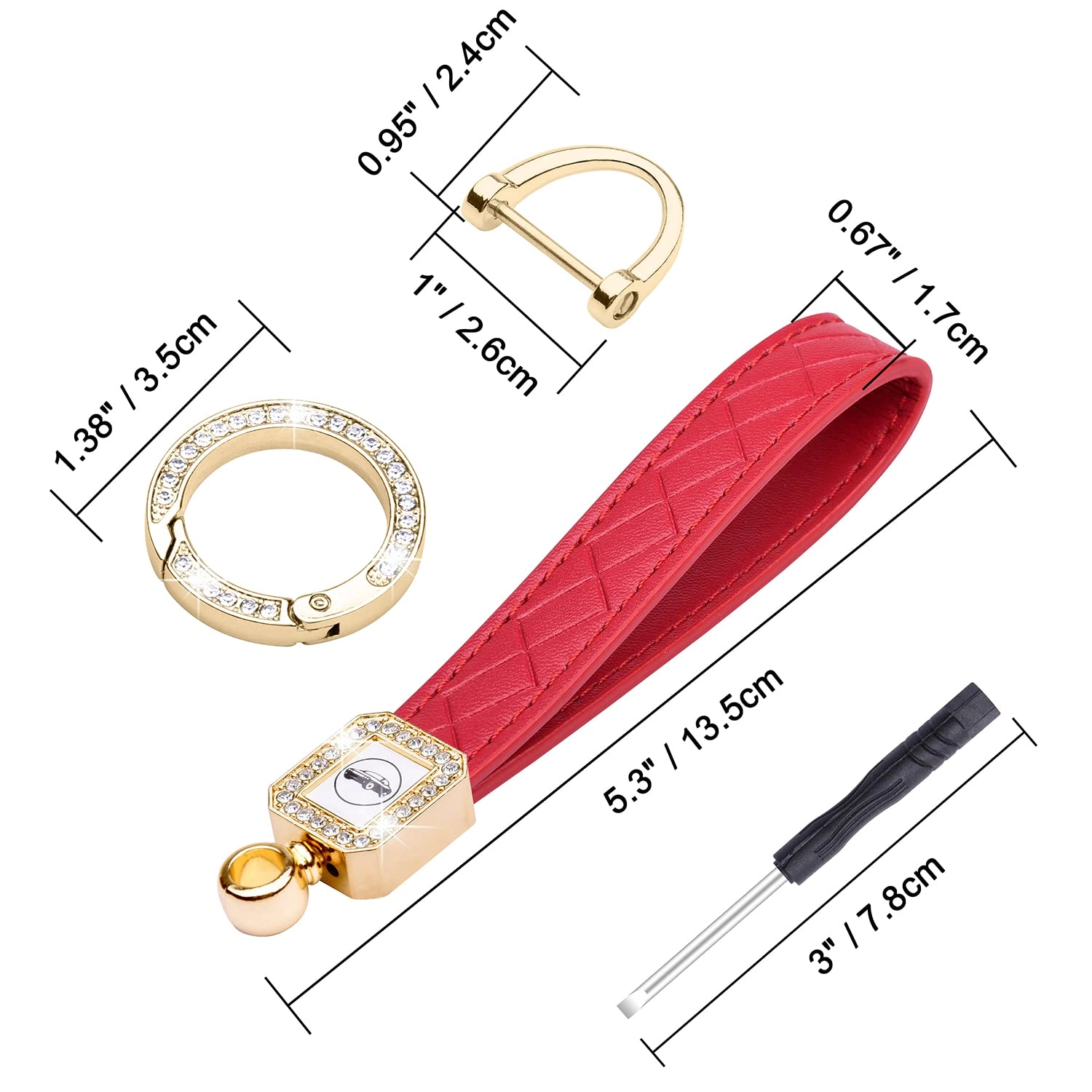 Bling Car Keychain - Car