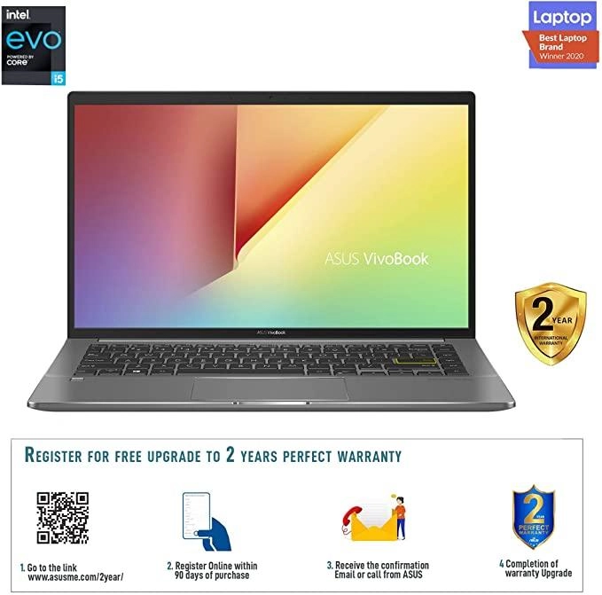 Vivobook S14 ASUSS435EA - 14'' Core i5-1135G7 8GB DDR4 512GB SSD