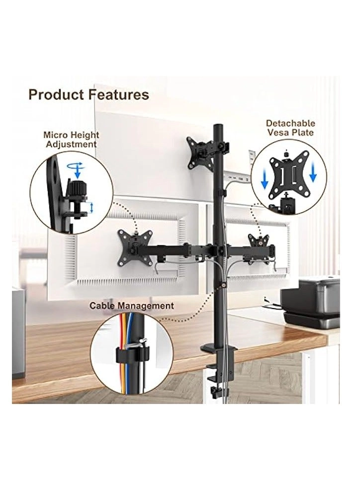 Monitor Mount - 3 monitors 13-32 Inch 75 x 75 / 100 x 100