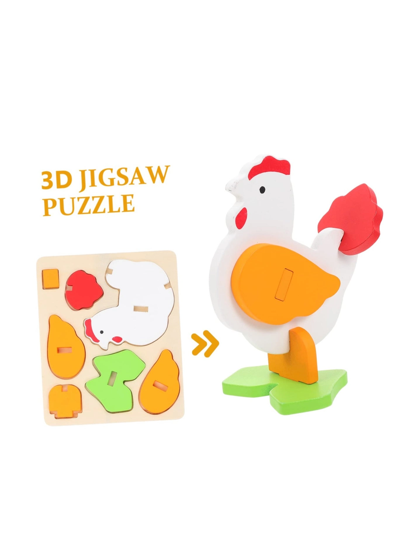 Wooden Puzzles Science - 1 years+ 4 pieces