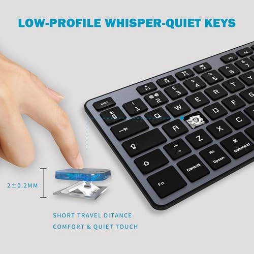 Slim USB Wired Keyboard - UK Wired