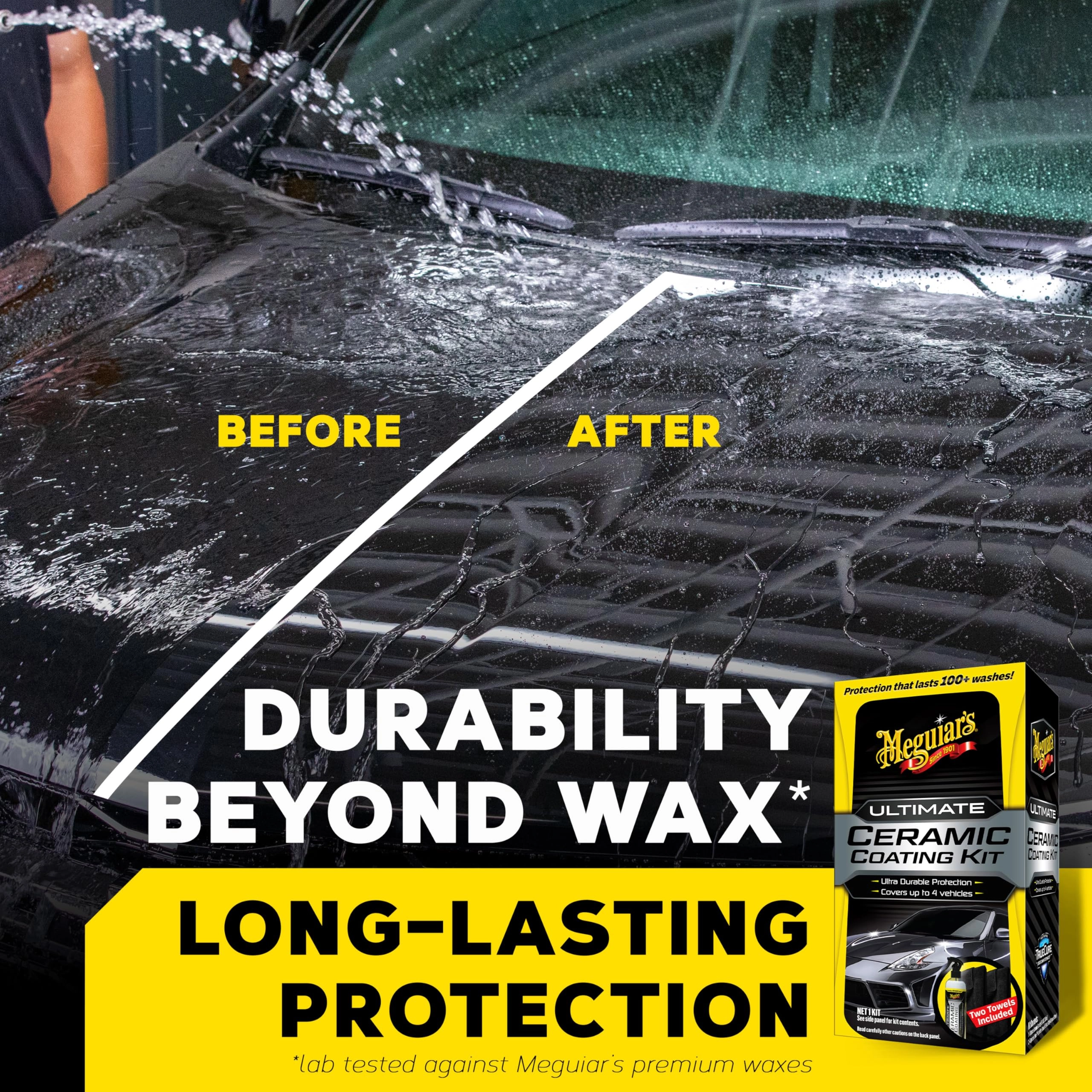 Ultimate Ceramic Coating - Kit two premium microfiber towels