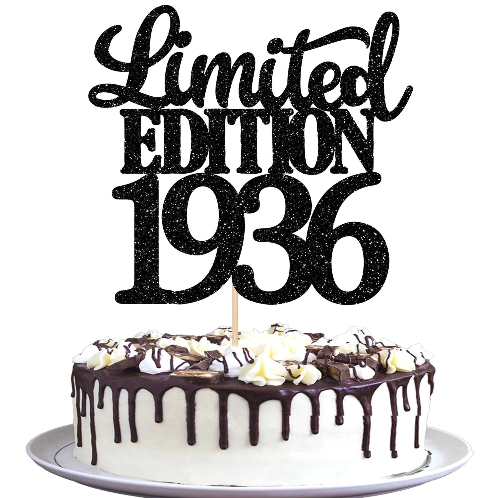 Happy 90th Birthday Cake Topper - 1 pcs Birthday