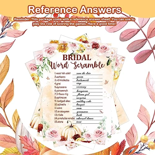 Bridal Shower Game - 145 Pieces over 12 years old