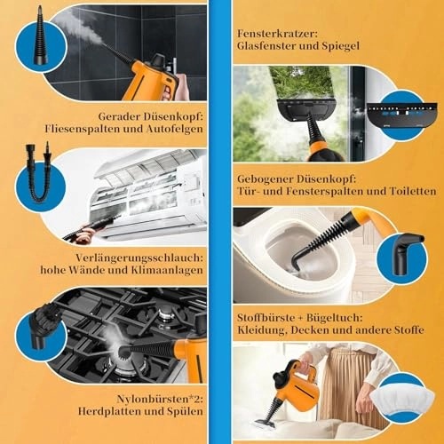 Steam Cleaner - 3.5 Bar 380 Milliliters