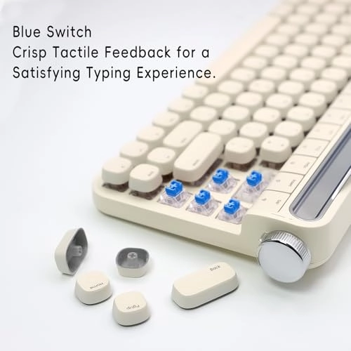 Retro Typewriter Keyboard - Wired/Wireless