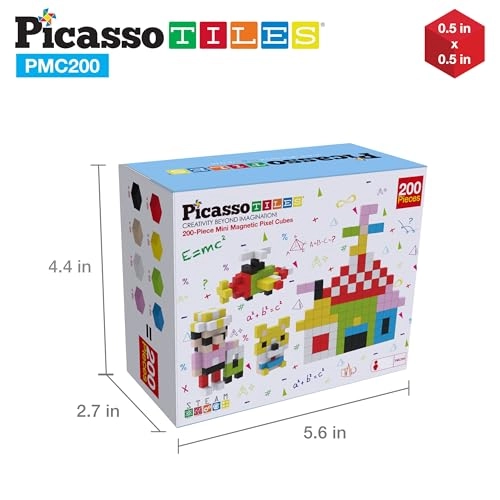 Mini Pixel Magnetic Puzzle Cube - 200 pieces STEM