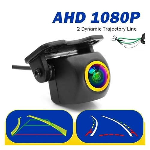 Intelligent Dynamic Trajectory Car Rear View Camera - Night Vision Wire 4K AHD 1080P