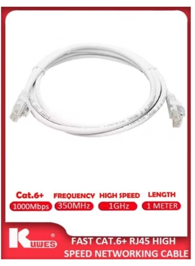 RJ45 cat6 Ethernet Patch Cable - 1 m