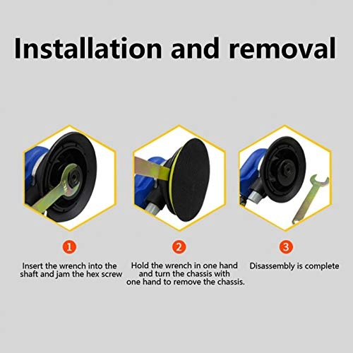 Pneumatic Sander - 5-inch 10000RPM