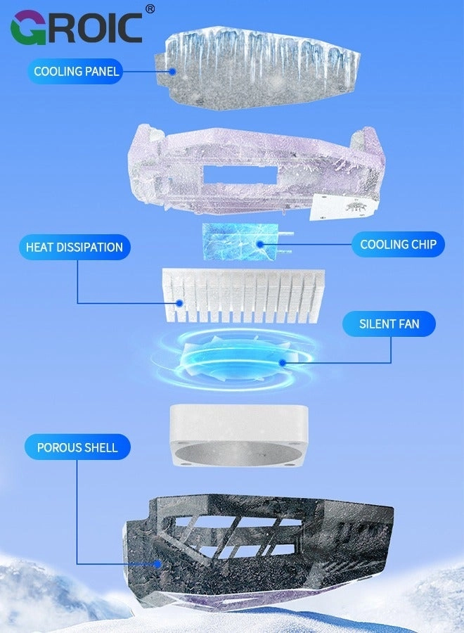 Phone Cooler - 3 Cooling Modes RGB Lights