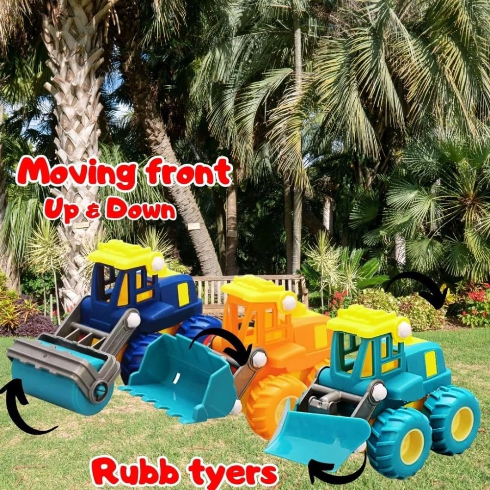 Excavator + Bulldozer + Digger - Industrial