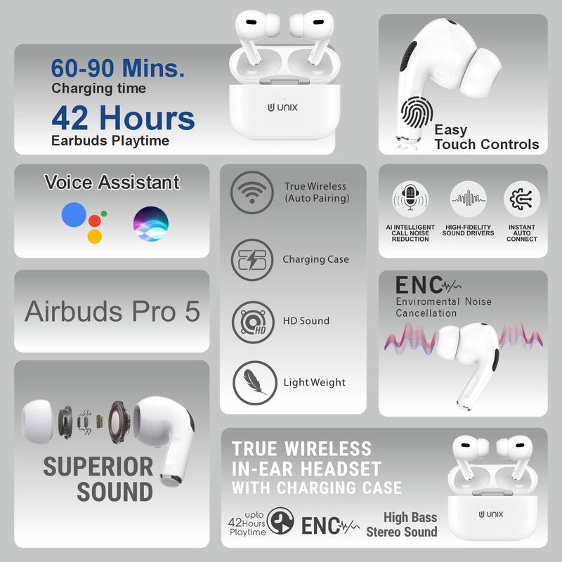 Z33 Airbuds Pro 5 Wireless Earbud