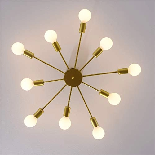 Modern Sputnik Chandeliers - Dimmable