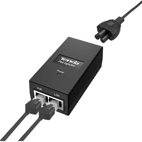 PoE Injector - 48V 15.4W IEEE 802.3af 10/100Mbps