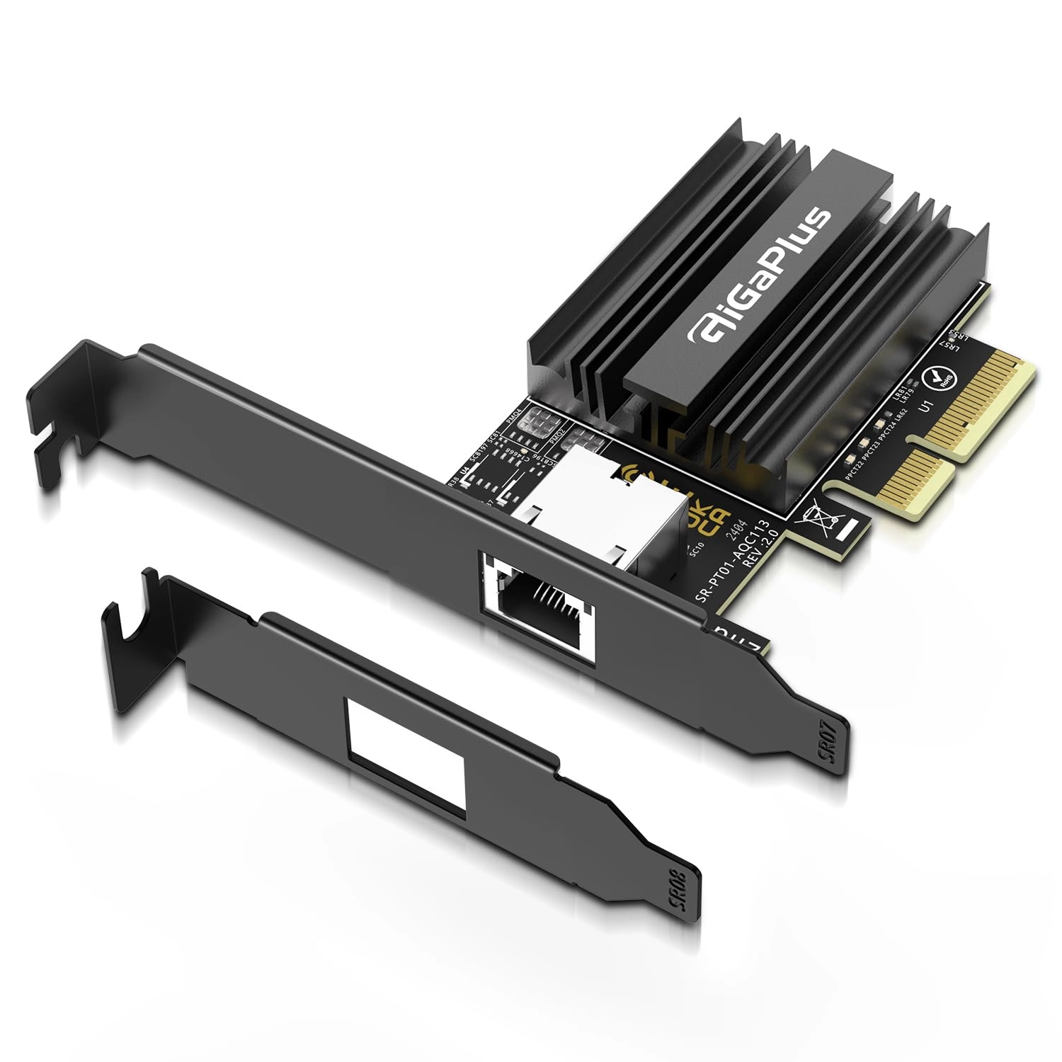 GigaPlus 10Gbe PCI-e Network Card - PCI Express x8 Ethernet