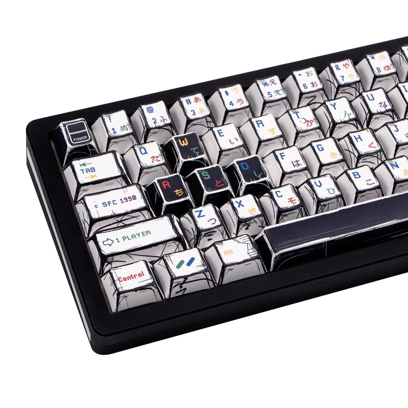 Manga Mixed Light Theme Keycaps - Wired