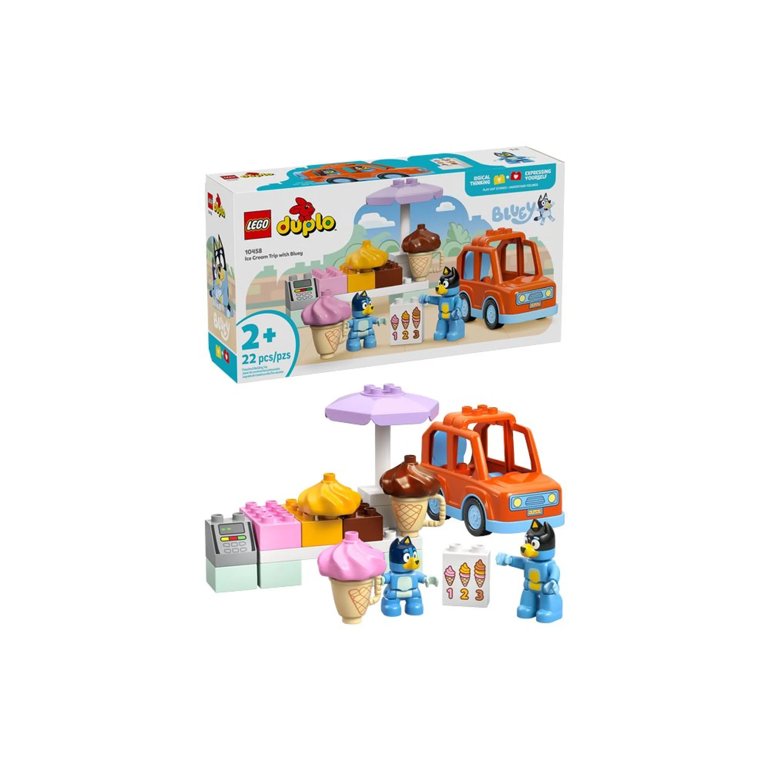 Duplo Ice Cream Trip with Bluey