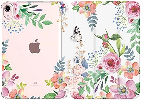 MoKo Case with Pencil Holder for iPad mini 7 (A17 Pro, 2024) and iPad mini 6 (8.3-inch, 2021)