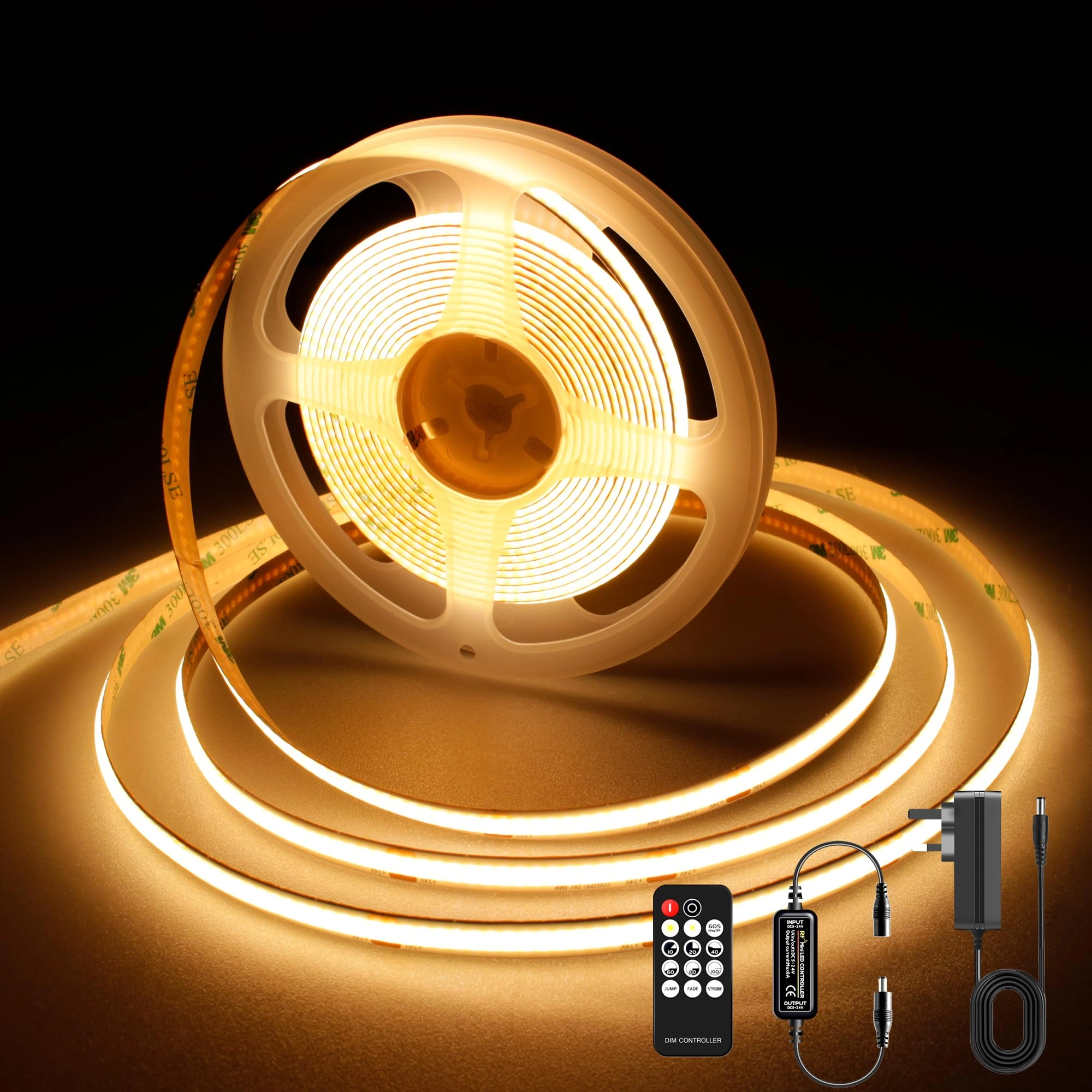 axmotut COB LED Strip Light - 5 Metres