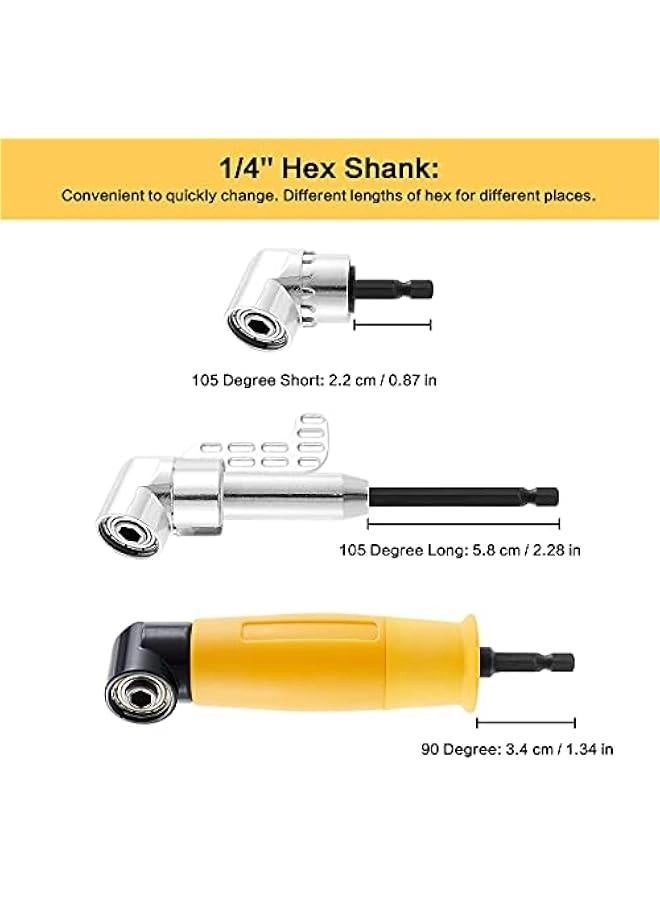 Angle Drill Adapter - 90/105 Degree 1/4''