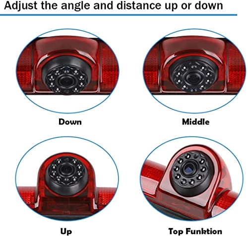 Brake Light Camera - Night vision 480/520 TV lines + Monitor - 7 Inch