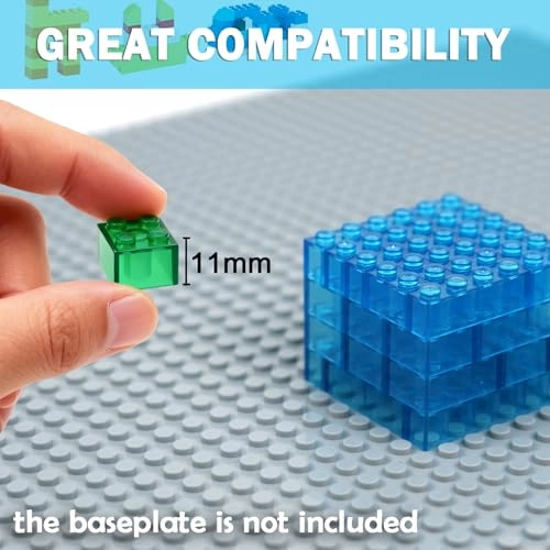 Clear Bricks Parts Pack - 300 pcs