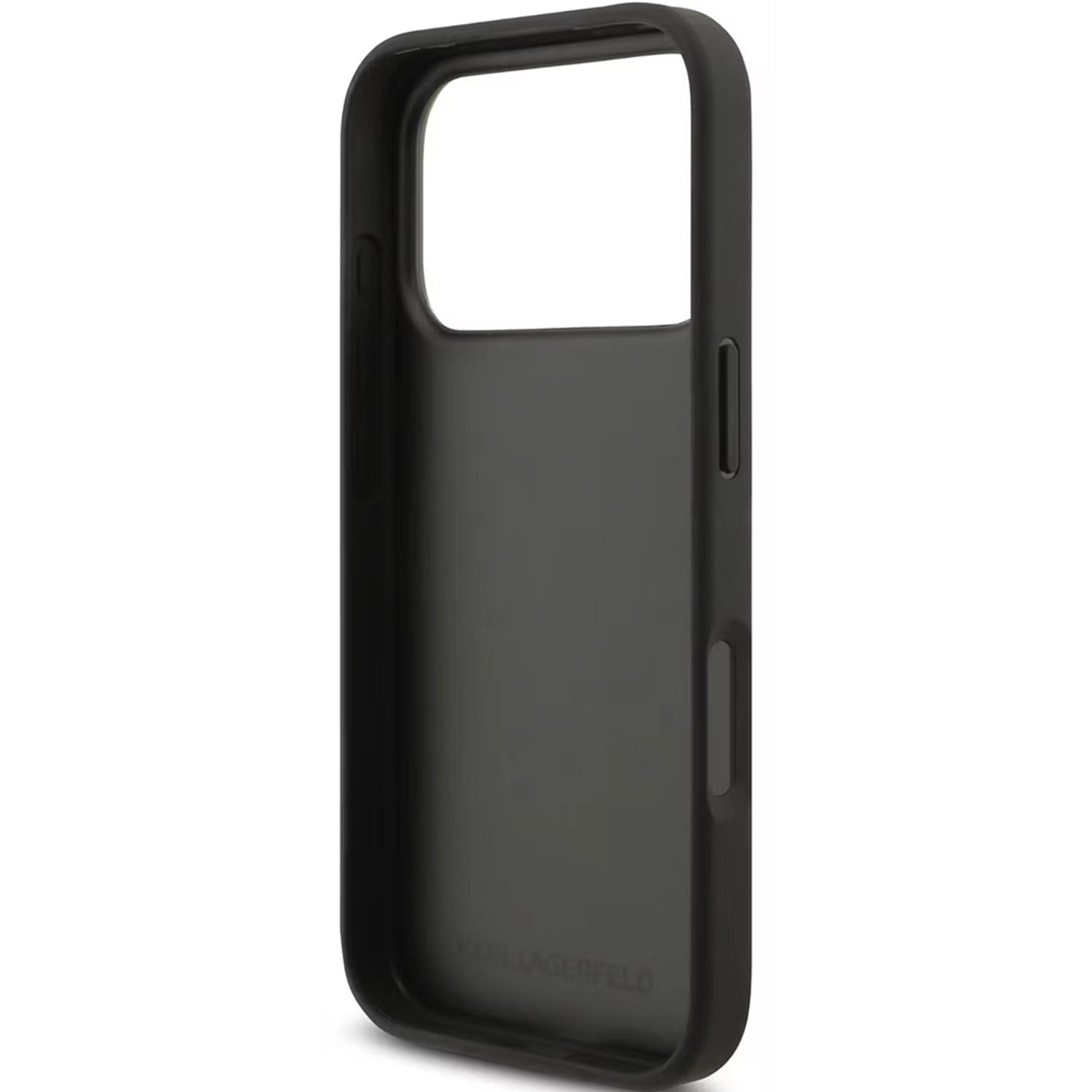Leather Case Saffiano Leather Black for iPhone 17 Pro Max