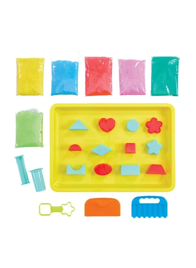 Cut N Crunch - Sand Playset 6×100g coloured sand