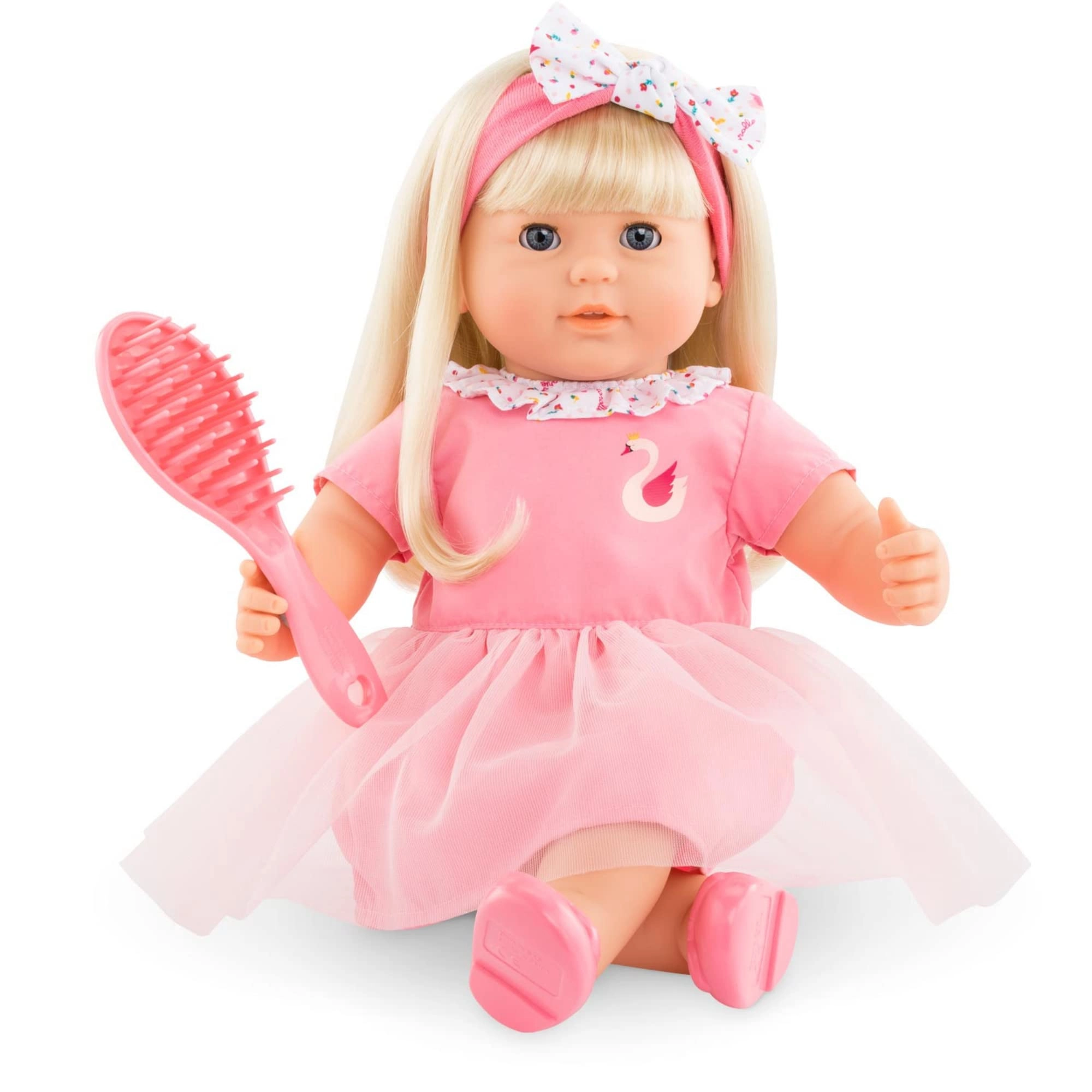Corolle Adèle Baby Doll - 14-inch Vinyl Pink