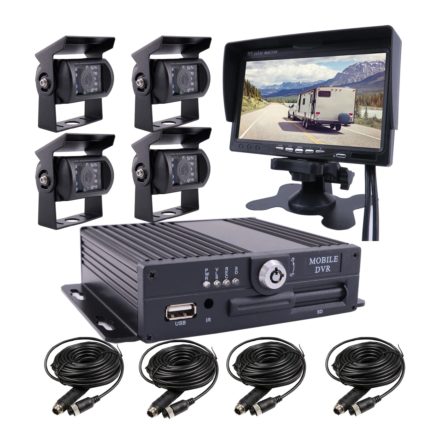 JOINLGO MDVR - Night vision Wired 2.0 X 1.0 megapixels