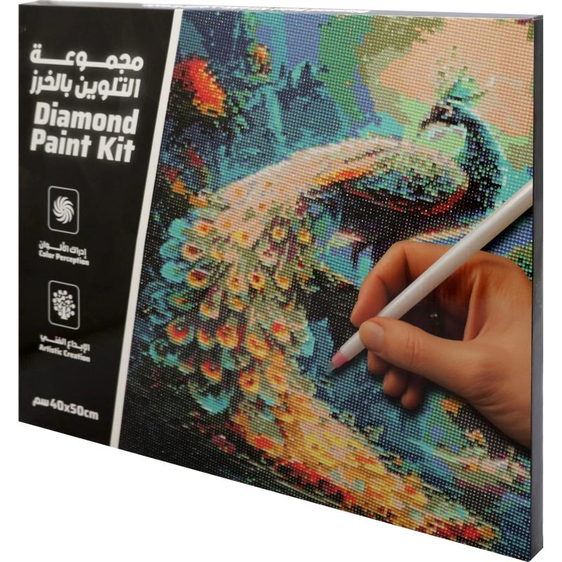 Non Branded Diamond Painting Kit - Peacock