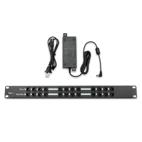 WS-POE-12 - 48 Volts 60 watts 12 ports 802.3af 10/100 Mbps