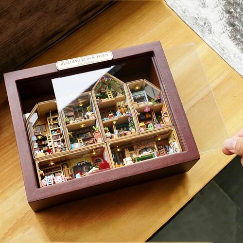 Miniature House Kit - Wood with Furniture
