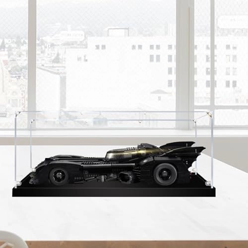 Acrylic Display Case - 62x30x20 cm for Lego 76139 Car Model