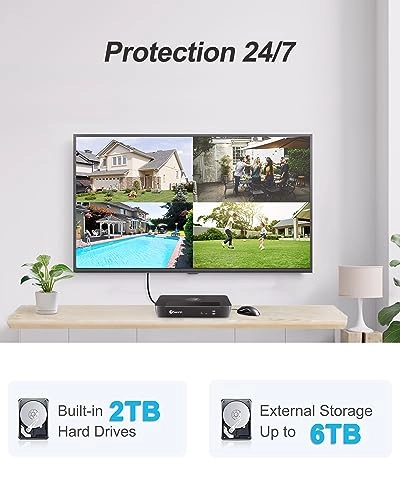 12MP Security Camera System - 6 8CH