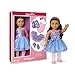 Truly Me 117 Doll - Tan Skin Wavy DarkBrown Hair Brown Eyes Dance All Day Set Ages 6+