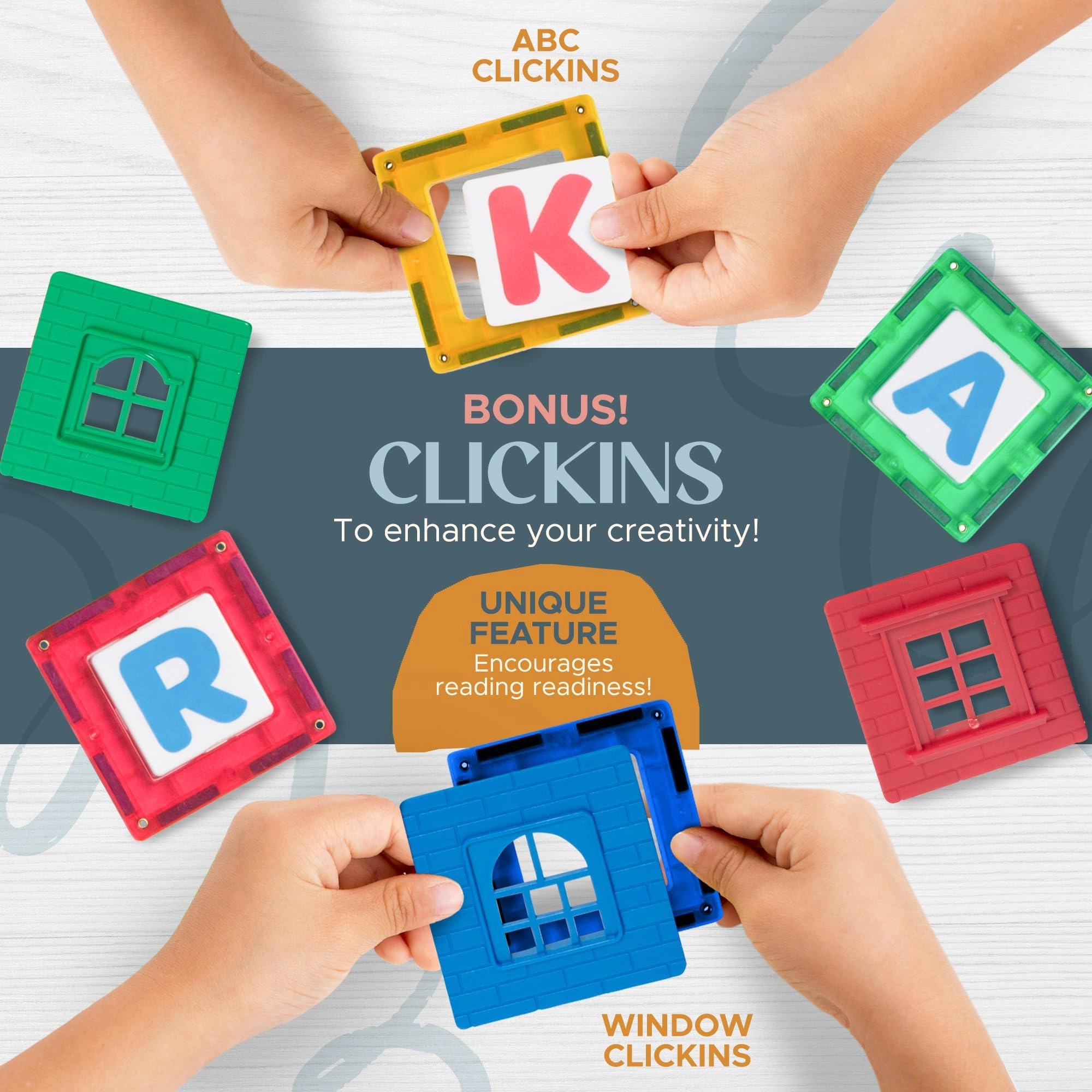 Magnetic Tiles - 50 pcs