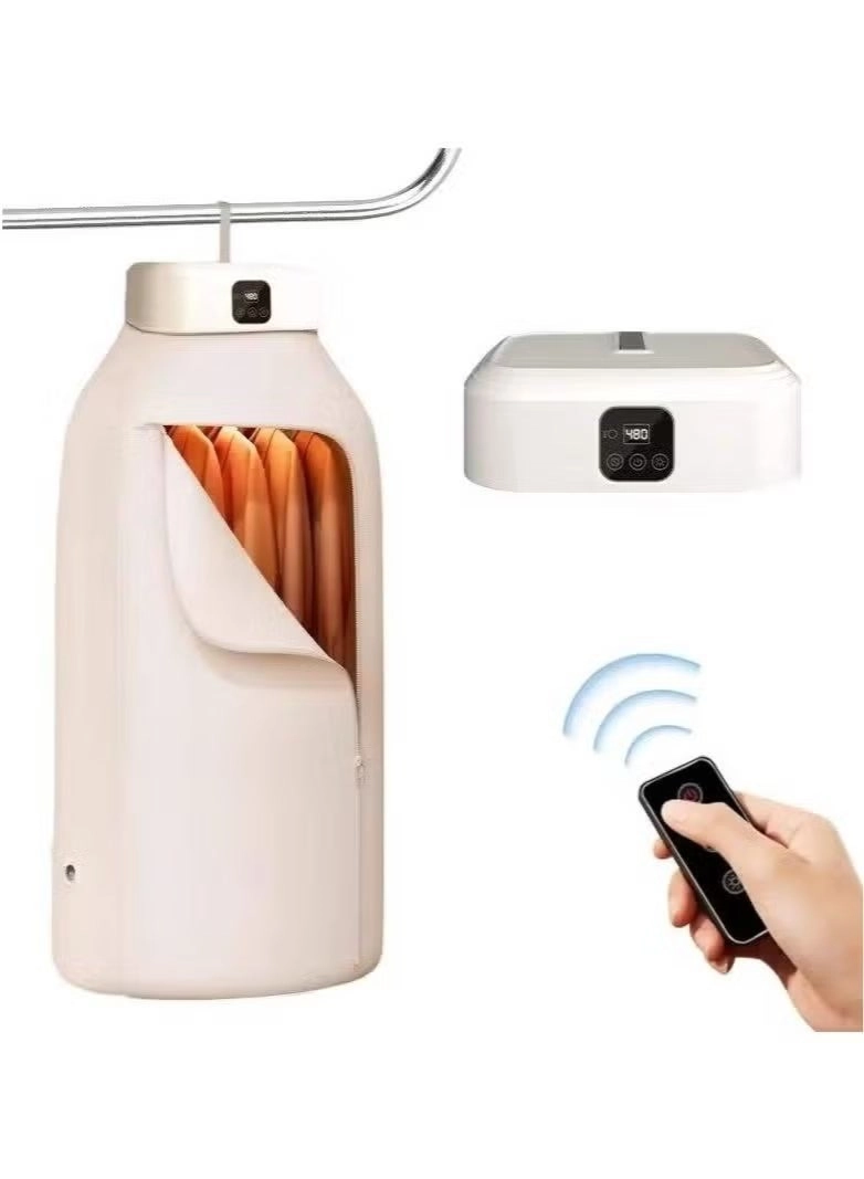 Portable Electric Laundry Dryer - Remote Control Foldable