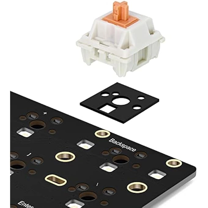 Keyboard switch pad - 120PCS 1MM PORON + Tweezers - 1pc