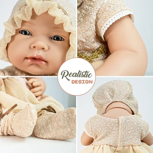 Reborn Baby Doll - 15 inch Silicone Washable Ages 3+