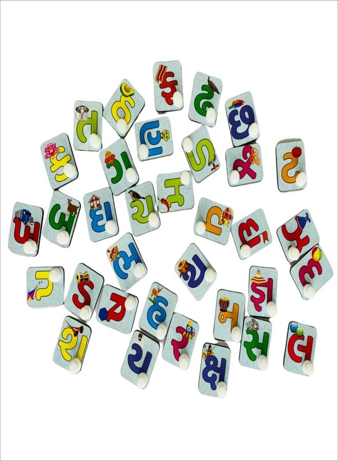 Gujarati-English Bilingual Wooden Puzzle - 3-8
