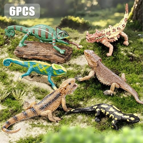 Lizard Figurines - 6PCS