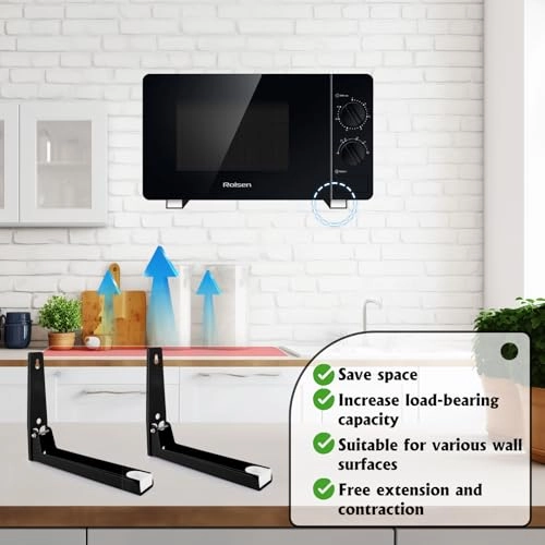 Microwave Wall Mount - 2 x Foldable Extendable