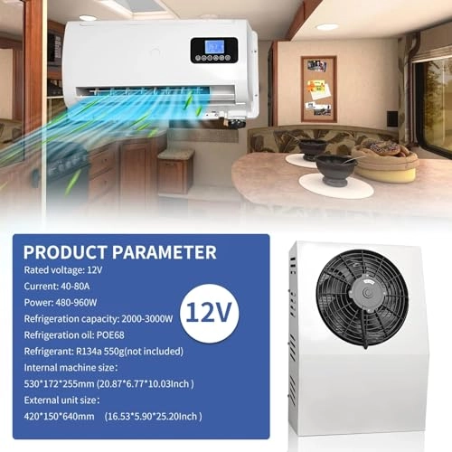 12V DC air conditioner - 1600-1800W