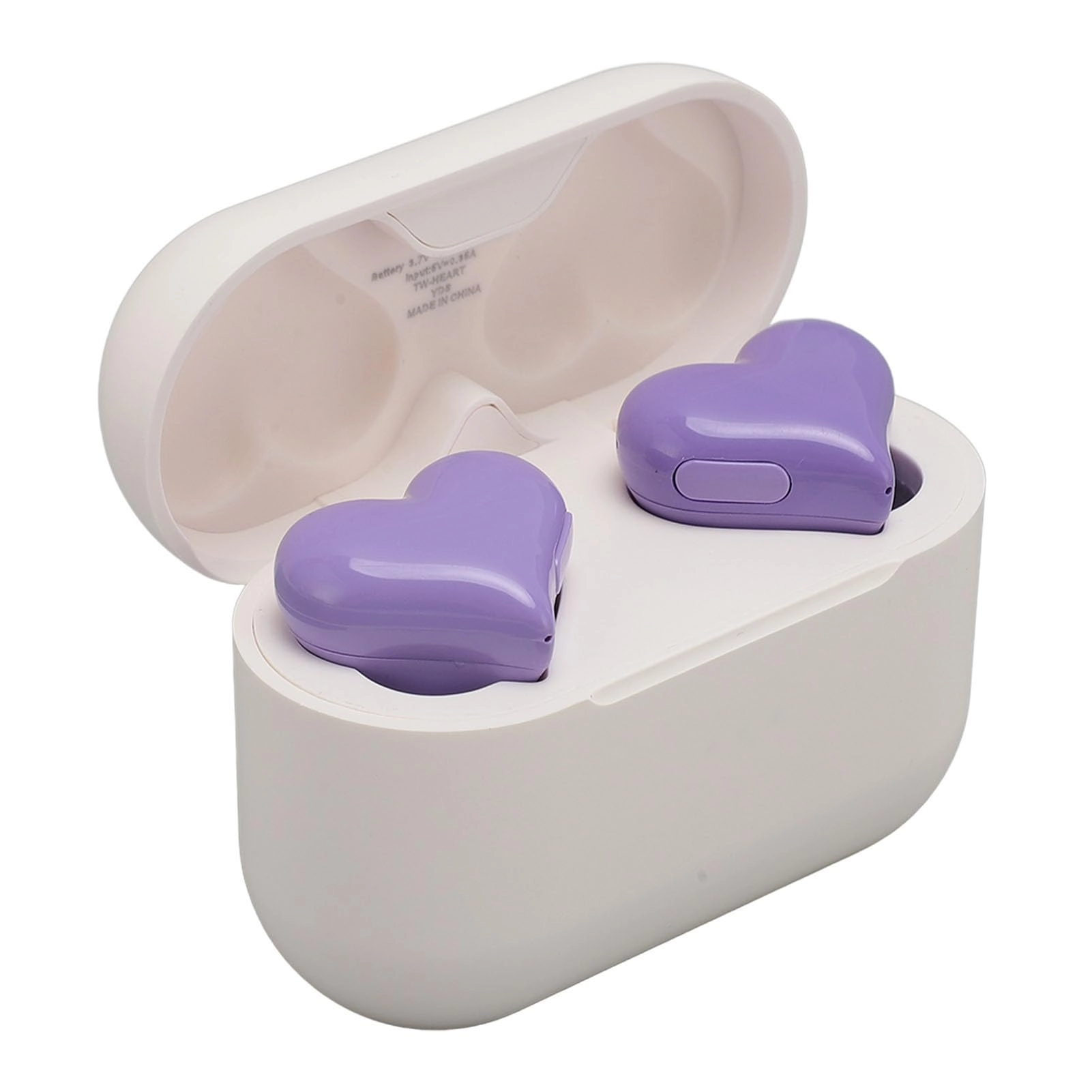Yunseity Heart Shaped Earbuds Wireless Earbud