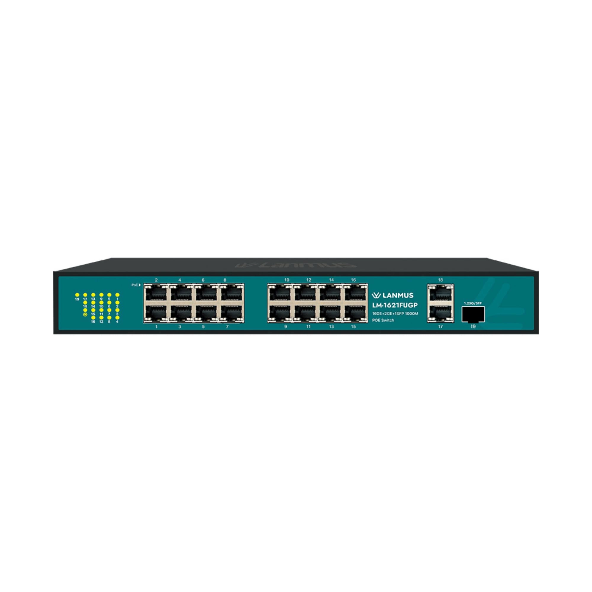 Lanmus LM-1621FUGP 16-ports