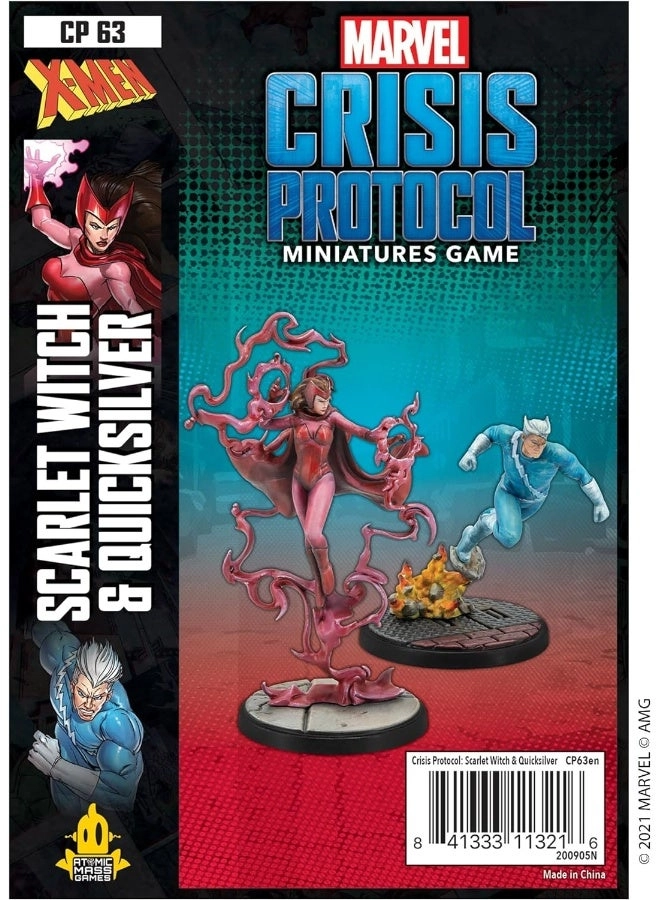 Atomic Mass Games Marvel: Crisis Protocol - Scarlet Witch And Quicksilver