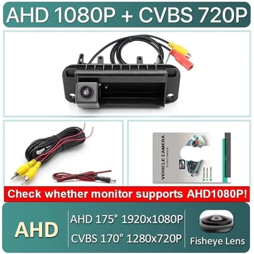 Rear View Camera Fisheye - Night vision Wired 1080P