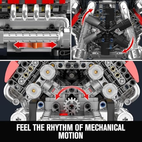 10203 V8 Engine Engineering - 8 years+ 1169 pieces